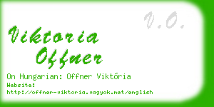 viktoria offner business card